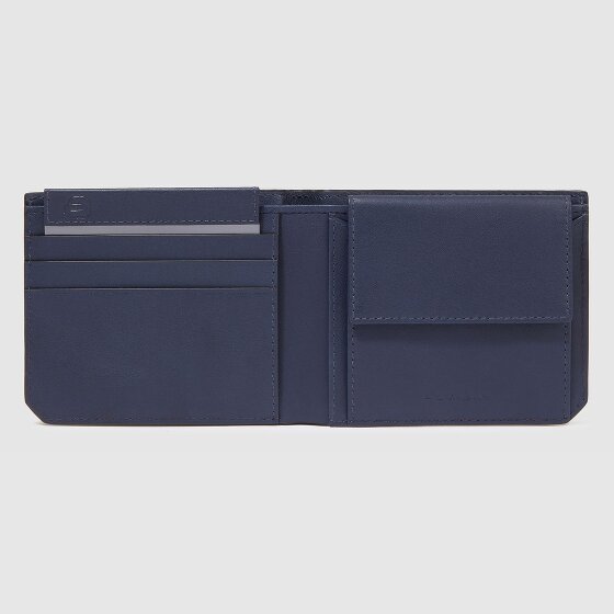 Piquadro Liko Portfel Ochrona RFID Skórzany 11 cm