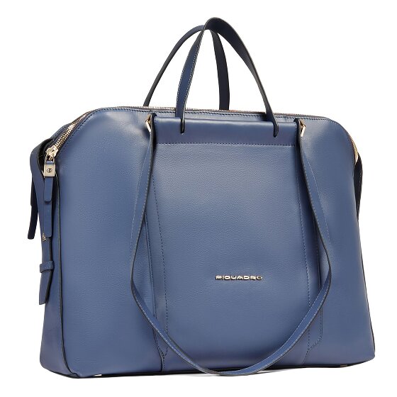 Piquadro Koło torba na laptopa skórzana 40 cm przegroda na laptopa