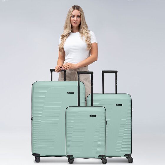 Farmhood Eco Edition 4 kółka Zestaw walizek 3-części z plisą rozprężną