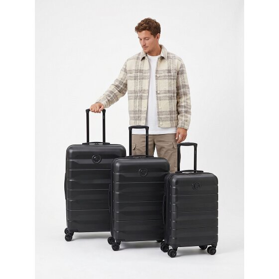 Delsey Paris Air Armour 4 kółka Zestaw walizek 3-części z funkcją poszerzenia