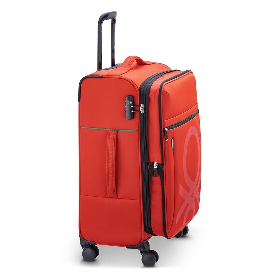 Delsey Paris x Zestaw walizek na 4 kółkach United Colors of Benetton Colour Block 3 szt.