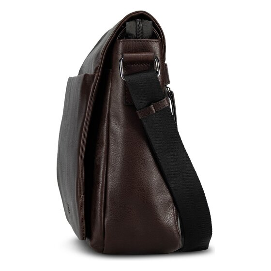 Jost London Torba typu Messenger Skóra 34 cm Komora na laptopa