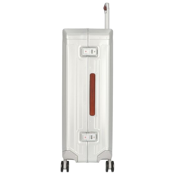 Piquadro Walizka aluminiowa z 4 kółkami, 79 cm