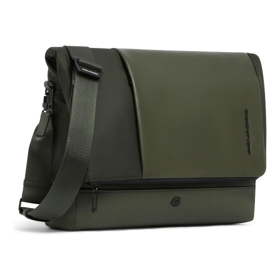 Piquadro Sync Torba typu Messenger Ochrona RFID Skóra 27 cm Komora na laptopa