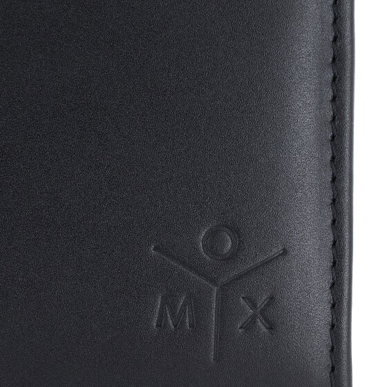 oxmox Leather Portfel Ochrona RFID Skóra 12 cm