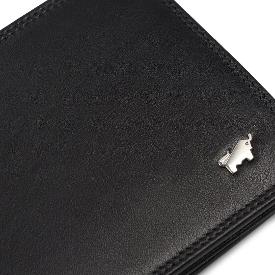 Braun Büffel Golf 3.0 Portfel Ochrona RFID Skórzany 12 cm