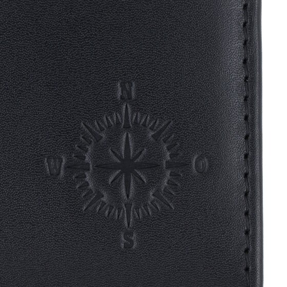 oxmox Leather Portfel Ochrona RFID Skóra 11 cm