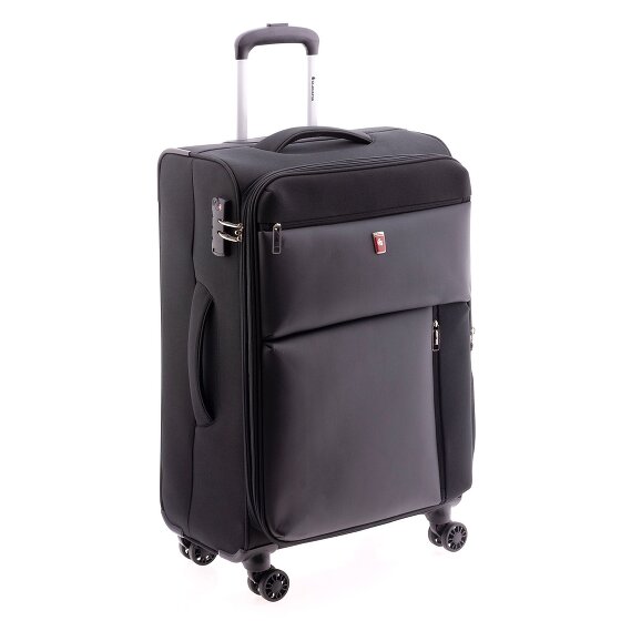 Gladiator 3700 4 kółka Walizka 66 cm z plisą rozprężną