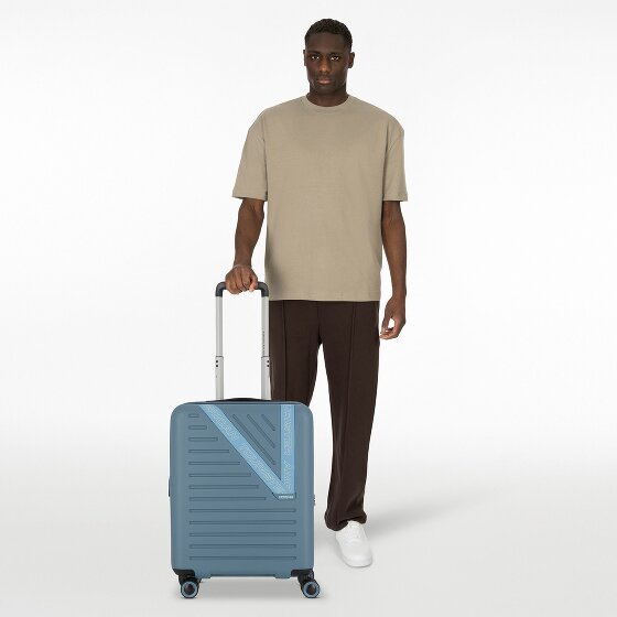 American Tourister Dynabelt 4 kółka Walizka kabinowy 55 cm z plisą rozprężną