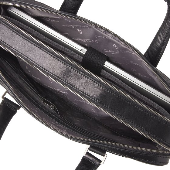 Castelijn & Beerens Paul Briefcase Leather 41 cm Komora na laptopa