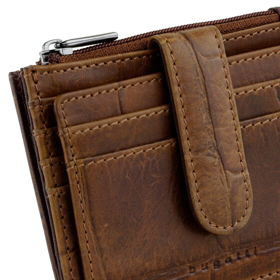 bugatti Nevio Portfel Ochrona RFID Skórzany 10.5 cm