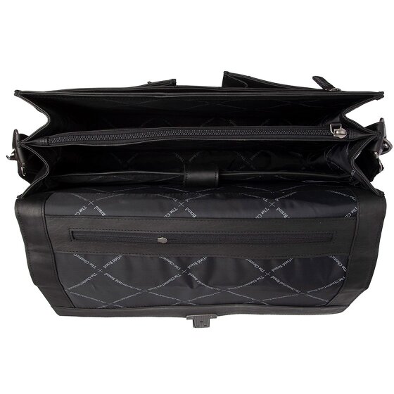 The Chesterfield Brand Stuttgart Teczka Skórzany 38 cm Komora na laptopa