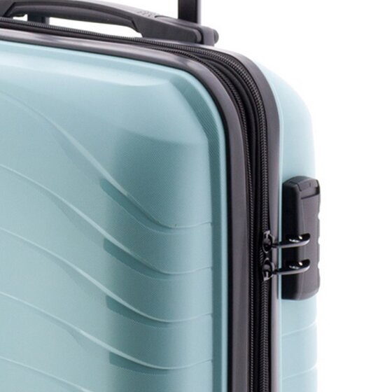 Gladiator 3400 4 kółka Walizka kabinowy 55 cm z plisą rozprężną