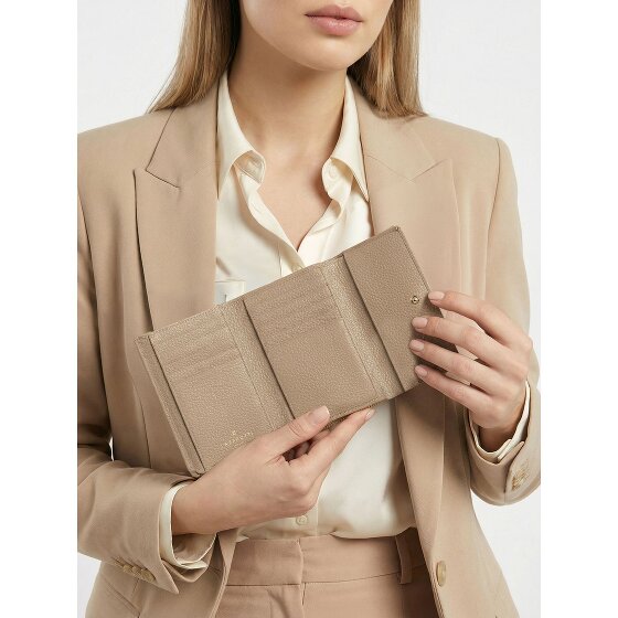 Lazarotti Skórzany portfel Bologna XL z przegrodą na zamek błyskawiczny, skóra 14 cm