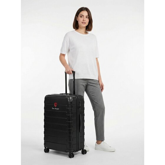 Tonino Lamborghini Milano 4 kółka Walizka L 72 cm z funkcją poszerzenia