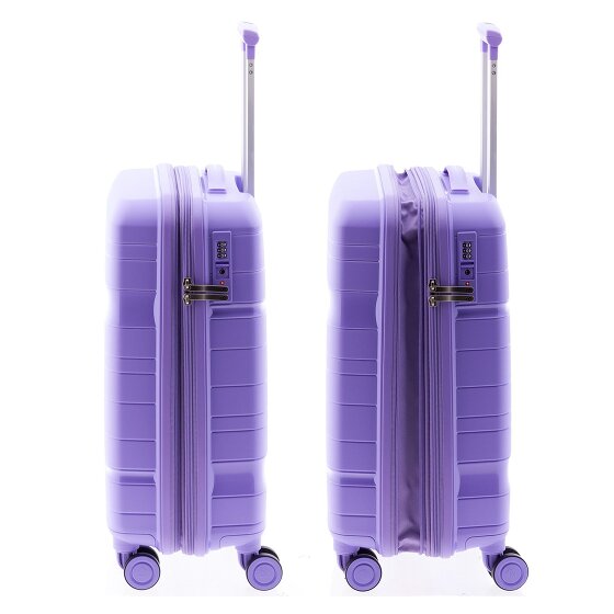Gladiator 3800 4 kółka Walizka kabinowy 55 cm z plisą rozprężną