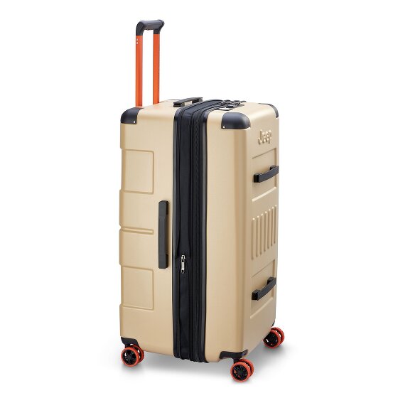 Jeep JH002B 4 kółka Walizka 80 cm z plisą rozprężną