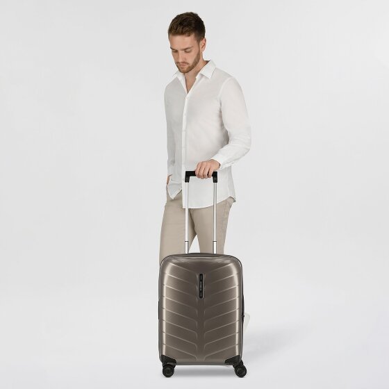 Samsonite Attrix 4 kółka Walizka kabinowy 55 cm z plisą rozprężną