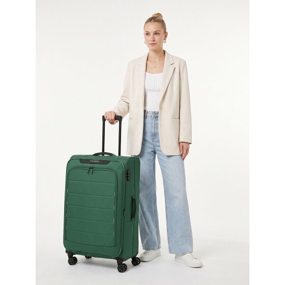 Travelite Skaii 4 kółka Walizka L 78 cm z funkcją poszerzenia