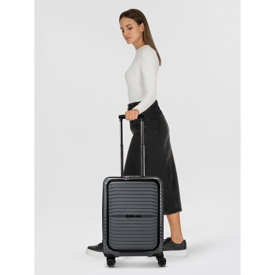 Stratic Bright + 4 kółka Walizka kabinowy 55 cm Komora na laptopa