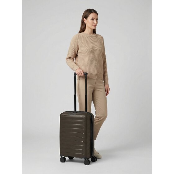 d&n Toronto 4 kółka Walizka kabinowy S 54 cm z plisą rozprężną