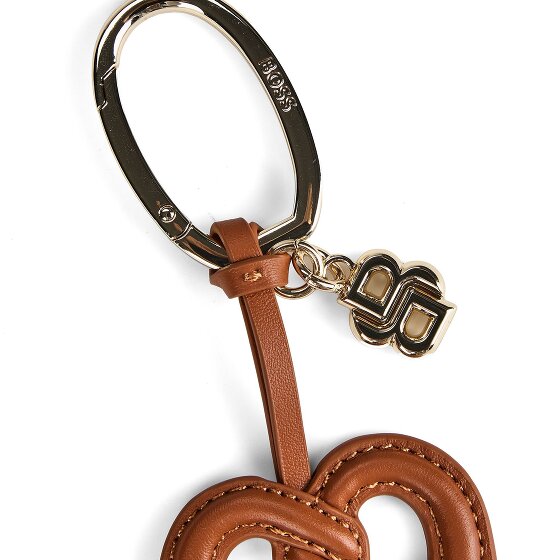 Boss Skórzany breloczek do kluczy w kształcie precla, 12 cm