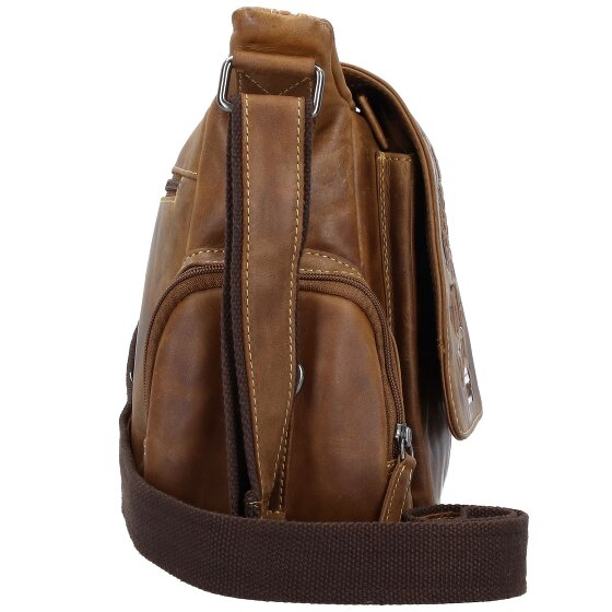 Greenburry Vintage Cafe Racer Messenger Leather 39 cm
