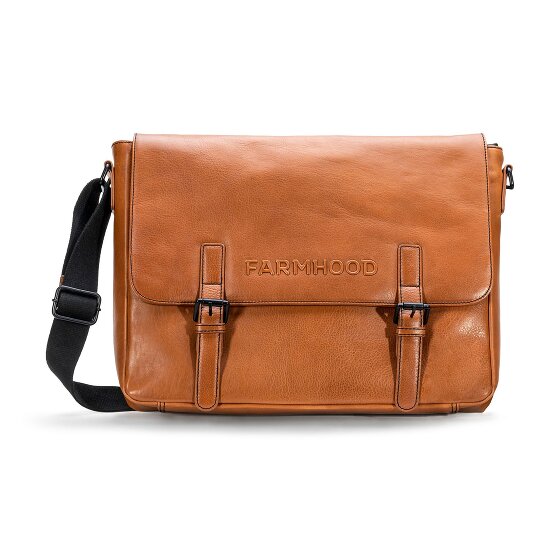 Farmhood Memphis Briefcase Messenger Skórzany 38 cm Komora na laptopa