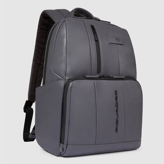 Piquadro Urban Plecak Ochrona RFID Skórzany 40 cm Komora na laptopa