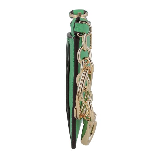Lauren Ralph Lauren Zip Card Portfel z kluczem Skórzany 13 cm