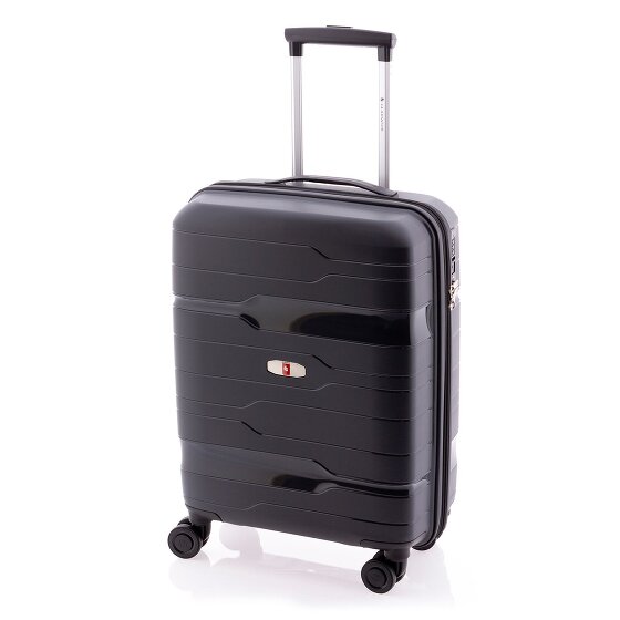 Gladiator 3800 4 kółka Walizka kabinowy 55 cm z plisą rozprężną