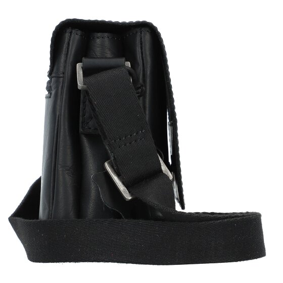 Greenburry Pure Black Torba na ramię Skórzany 23 cm