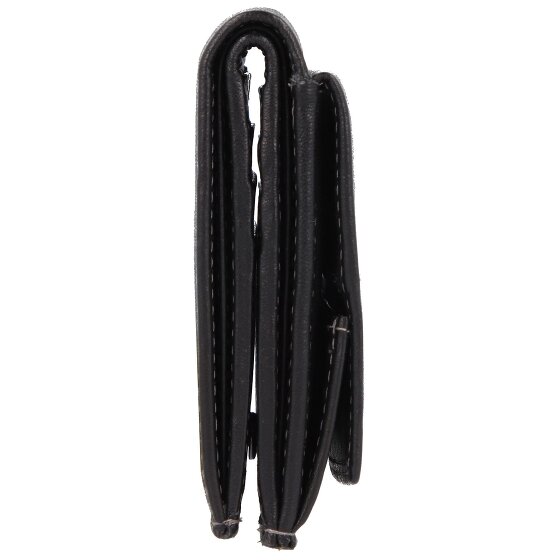 Greenland Nature Black Nappa Wallet RFID Leather 9,5 cm