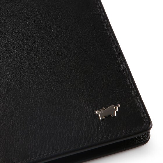 Braun Büffel Golf 3.0 Portfel Ochrona RFID Skórzany 12.5 cm