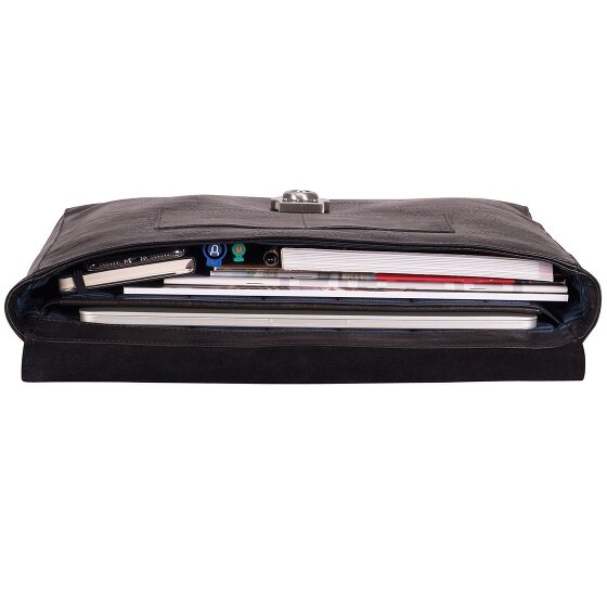 Leonhard Heyden Bergamo Teczka skórzana 37 cm Komora na laptopa