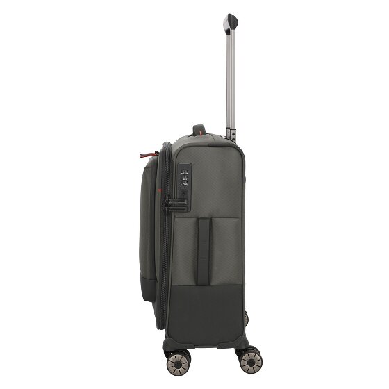 Travelite Crosslite 5.0 4 kółka Walizka kabinowy S 55 cm Komora na laptopa