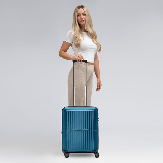 Pactastic Collection 01 4 kółka Walizka kabinowy S 55 cm z plisą rozprężną