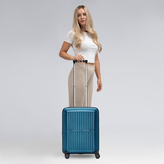 Pactastic Collection 01 4 kółka Walizka kabinowy S 55 cm z plisą rozprężną