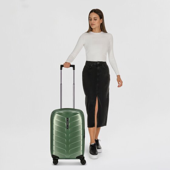 Samsonite Attrix 4 kółka Walizka kabinowy 55 cm z plisą rozprężną