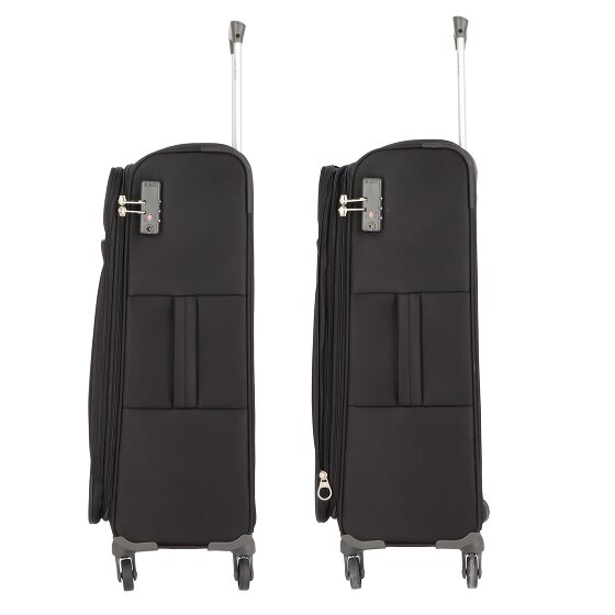 Samsonite Zestaw walizek Anafi na 4 kółkach, 3-częściowy, składany, super lekki