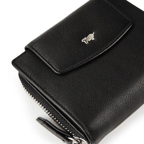 Braun Büffel Joy Portfel Ochrona RFID Skórzany 12 cm