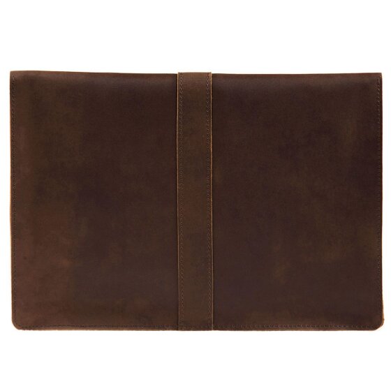 Buckle & Seam Skórzany pokrowiec na laptopa Aspen 20,5 cm