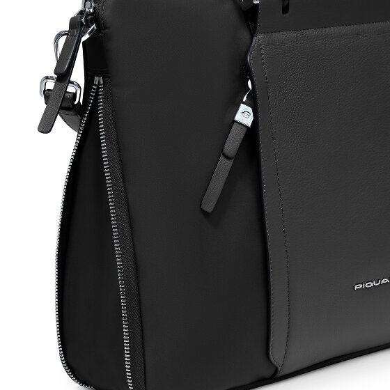 Piquadro Lyra Teczka Skóra 42 cm Komora na laptopa z funkcją poszerzenia