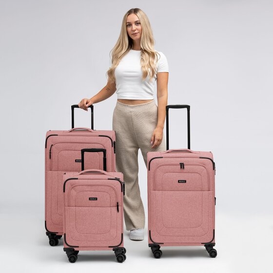Redolz Essentials 12 THREE SET 4 kółka Zestaw walizek 3-części z funkcją poszerzenia