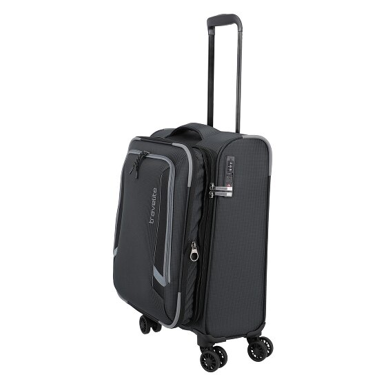 Travelite Corsiica 4 kółka Walizka kabinowy S 55 cm z plisą rozprężną