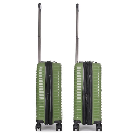 Stratic Bright+ 4 kółka Walizka kabinowy S 55 cm z plisą rozprężną
