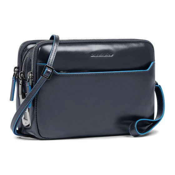 Piquadro Blue Square Torba na ramię Skórzany 23 cm