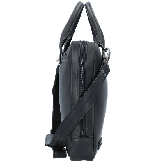 Plevier Navigator Tacan Teczka Skórzany 36 cm Komora na laptopa