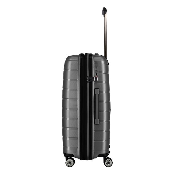 Travelite Air Base 4 kółka Walizka 67 cm z funkcją poszerzenia