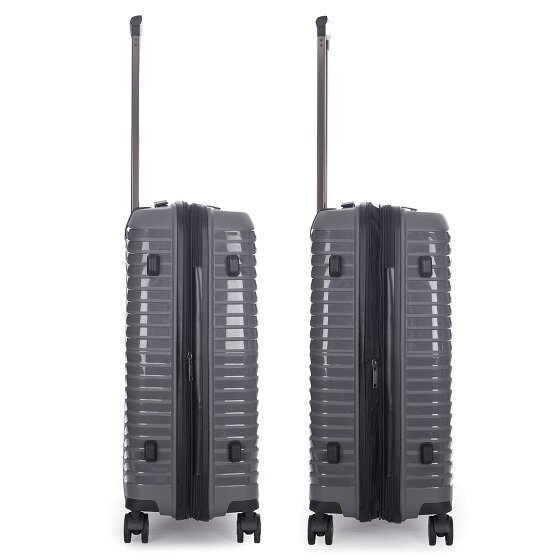 Stratic Bright+ 4 kółka Walizka M 66 cm z plisą rozprężną